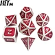 Zinc Alloy Dice Metal Dice Set Polyhedral Dice DND Dice